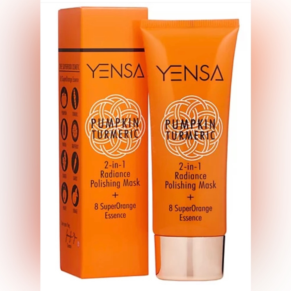 Yensa Pumpkin Turmeric 2-in-1 Radiance Polishing Mask